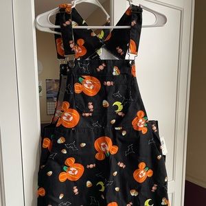 Mickey pumpkin Halloween overall dress